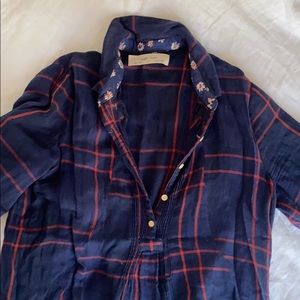 Anthropologie Plaid Dress